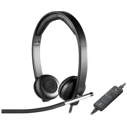 Logitech H650E 2.0 slu&amp;scaron;alice s mikrofonom, crne Slike