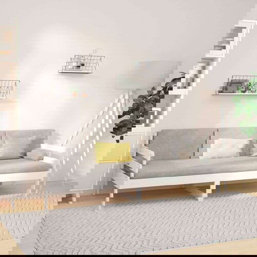  Dnevni ležaj bijeli 80 x 200 cm od masivne borovine Cene