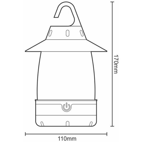  LED prenosiva lampa 3xLED/4xAA IPX4 Slike