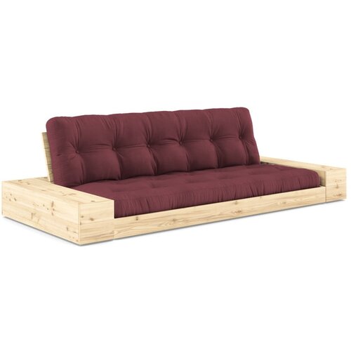 Karup Design Bordo rdeča raztegljiva sedežna garnitura 244 cm Base – Cene