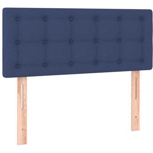 Maison Chic posteljno vzglavje - vzglavna omarica - nočna omarica modro 100x5x78/88 cm blago, (21705720) Slike