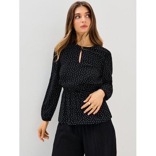 Sinsay Bluza s visokim udjelom viskoze i točkicama Slike