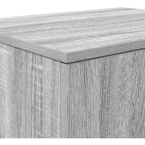  Ormar za pohranu Siva Sonoma 103x41x40 cm od konstruiranog drva Slike