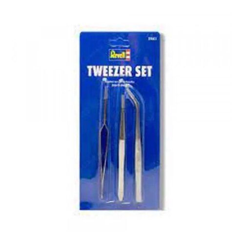 Revell maketa revell tweezer set (1x straight/curved/self-close) ( RV39063 ) Slike