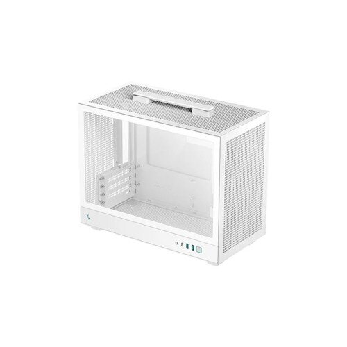 DeepCool Računalni&scaron;ko ohi&scaron;je CH160 PLUS WH, ITX, Micro-ATX, kaljeno steklo, belo Cene