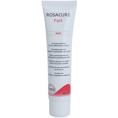 Synchroline Rosacure Fast gelasta emulzija za občutljivo kožo, nagnjeno k rdečici 30 ml Slike
