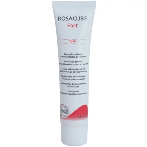 Synchroline Rosacure Fast gelasta emulzija za občutljivo kožo, nagnjeno k rdečici 30 ml