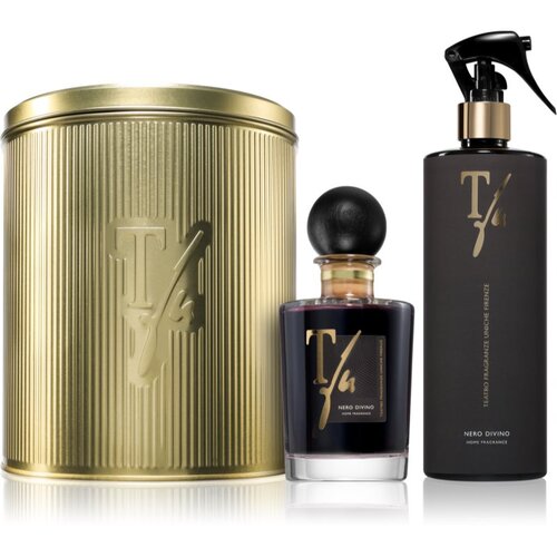 Teatro Fragranze Gold Tin Box Nero Di vino darilni set kovinska &amp;scaron;katla 1 kos Slike