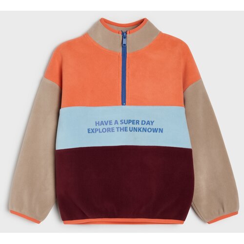 Sinsay Flis majica half-zip Active Slike