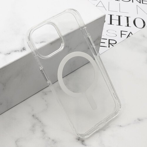  Maska ColorLoop MagSafe za iPhone 15 bela Slike