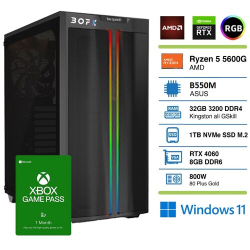 BOFX PC CENTAURI2 R5-5600 32GB 1TB RTX4060 W11 Cene