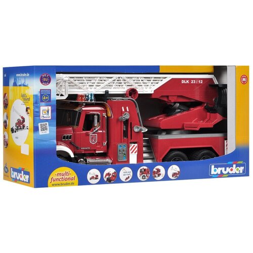Bruder gasilsko vozilo s črpalko MACK Granite 02821 Slike