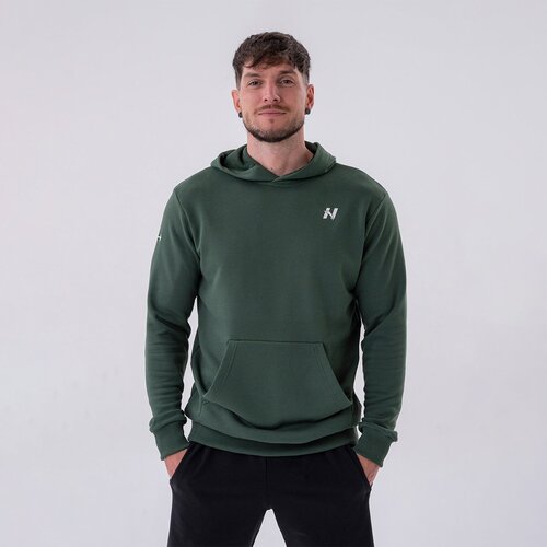 NEBBIA muški duks Pouch Pocket Dark Green Cene