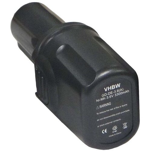 VHBW Baterija za DeWalt DC600, 3.6 V, 3.3 Ah Slike