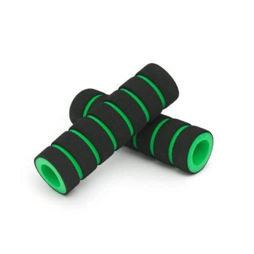 Wheel Zone Ročaj za kolo iz pene črno - zelena 110mm Slike