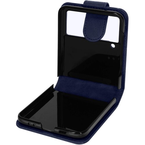 AVIZAR folio case samsung galaxy z flip 4 z držalom za kartico - modra, (20616237) Cene