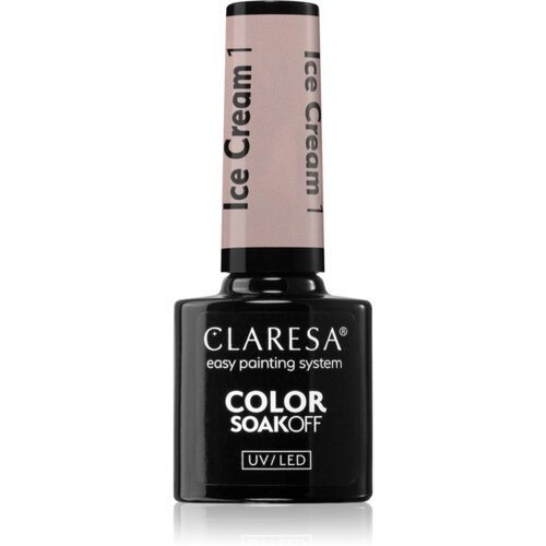 Claresa SoakOff UV/LED Color Ice Cream gel lak za nohte odtenek 1 5 g Cene