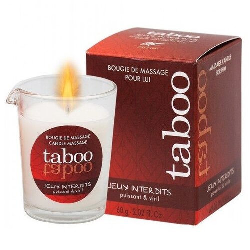 Ruf TABOO CANDLE MASSAGE MEN JEUX INTERDITS SMELL LICHEN Slike