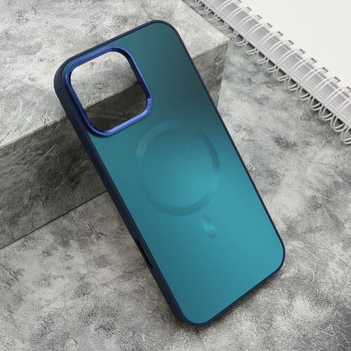 Maska COLOR METAL MagSafe za iPhone 16 Pro Max/ plava Slike