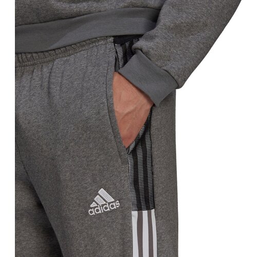 Adidas &amp;Scaron;portne hlače &amp;#039;Tiro 21&amp;#039; pegasto siva / bela Slike