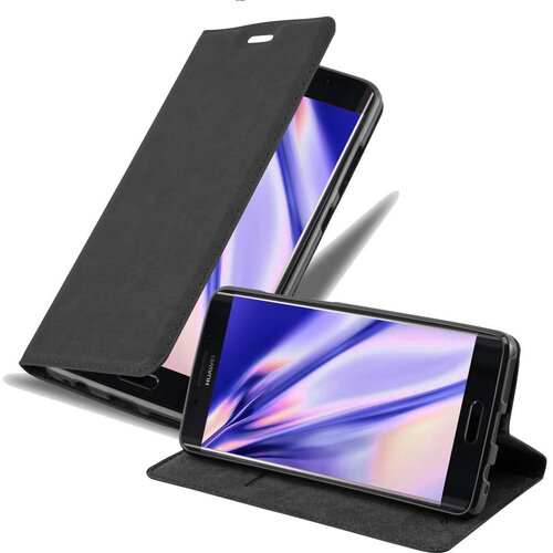 Cadorabo Ohi&scaron;je, združljivo z Huawei MATE 9 PRO v nočna črna - Za&scaron;čitni ovitek z magnetnim zapiranjem, stoječo funkcijo in režo za kartice, (20560798) Cene