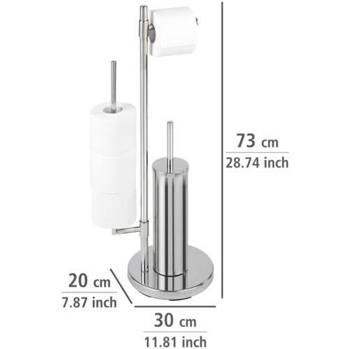 Wenko 22512100 - WC četka UNIVERSALO NEO 30x73 cm nerđajući čelik/srebrna Cene