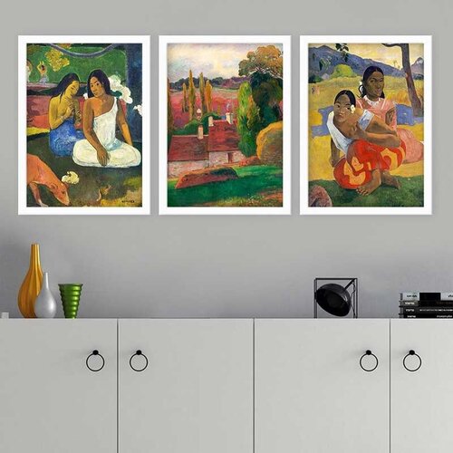 Wallity Set uramljenih slika 3BC_UN1233897, 3 Dela Cene