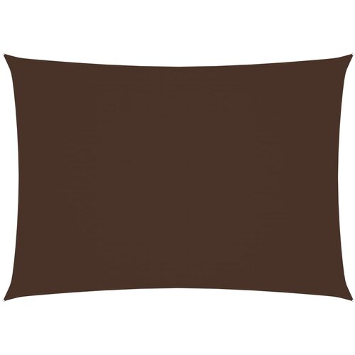 vidaXL Senčno jadro oksford blago pravokotno 3,5x5 m rjavo Cene