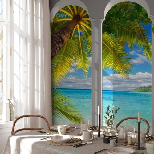  Foto tapeta - Sea behind Columns 400x280 Vodootporna Slike