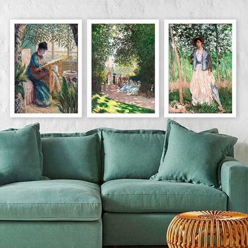 Wallity Set uramljenih slika 3BC_UN547270, 3 Dela Cene