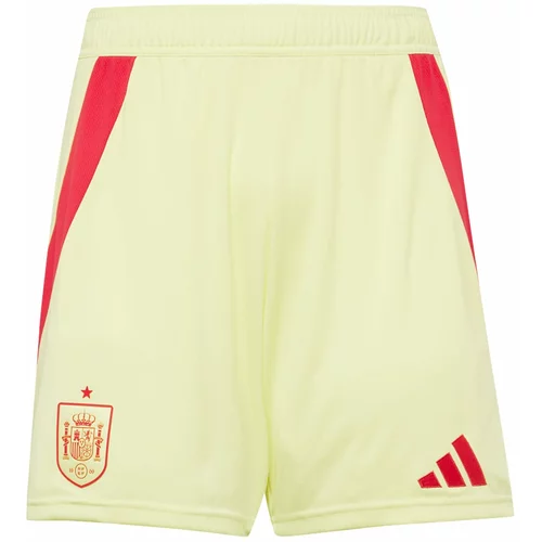 Adidas Športne hlače 'Spain 24 Away' svetlo rumena / rdeča