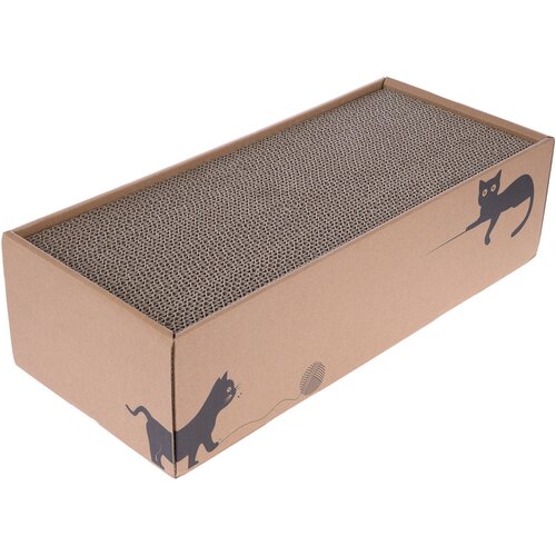 zooplus Basics kutija s 4 ploče za grebanje - D 44 x Š 20 x V 12,5 cm Cijene