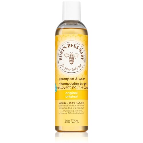 Burt&amp;#039;s Bees Baby Bee &amp;scaron;ampon i gel za pranje 2 u 1 za svakodnevnu uporabu 235 ml Slike