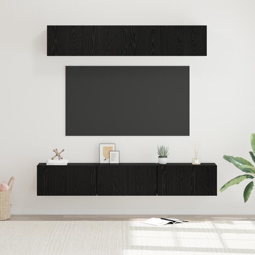 vidaXL Set TV komoda 5 pcs Srednja 80 x 30 x 30.5 cm Konstruirano drvo Cene