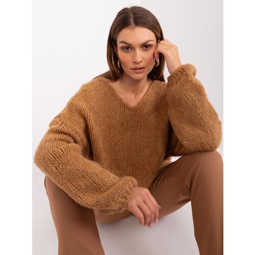 RUE PARIS Sweater-LC-SW-3020.10P-camel Cene
