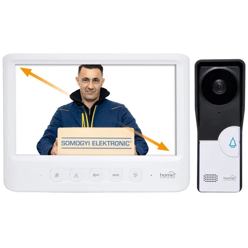 Home Žični video interfon, 7" LCD ekran, elekt....