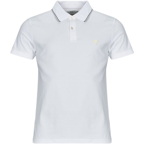 Guess Polo majice kratki rokavi NOLAN SS POLO Bela Cene