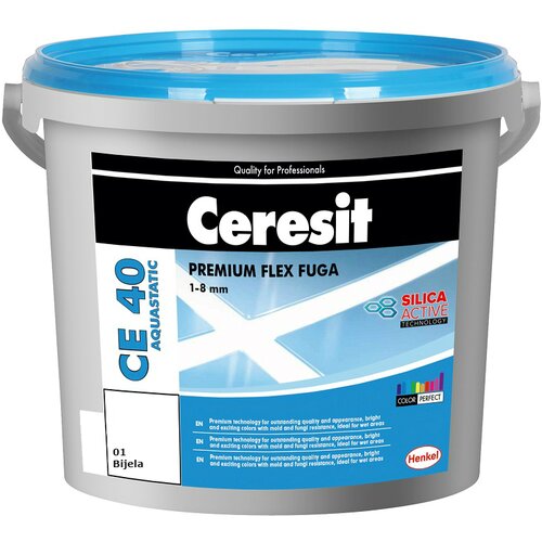 Ceresit Fugirna masa CE 40 (vodoodporna masa, širine spoje do 8 mm, 5 kg) Cene