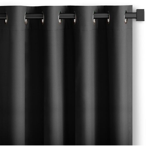 Restilo curtain CARLI color steel plain style classic silver eyelets type of material - textiles oxford 140x250 Cijene
