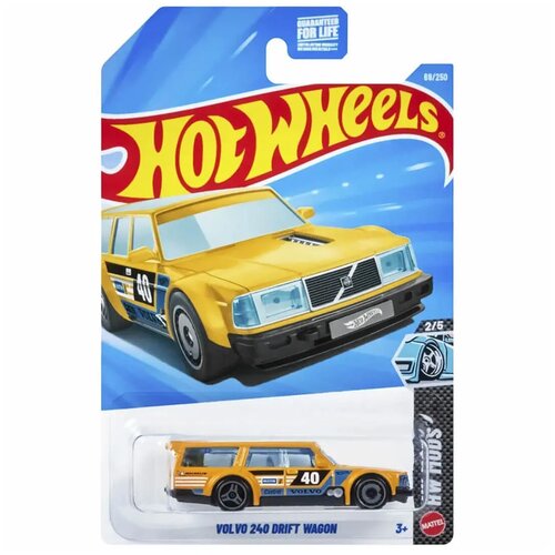 Mattel Hot Wheels: Volvo 240 Drift Wagon žuti autić 1/64 - Cijene