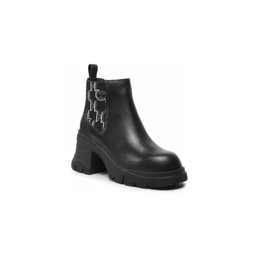 Karl Lagerfeld Škornji KL42250 Črna