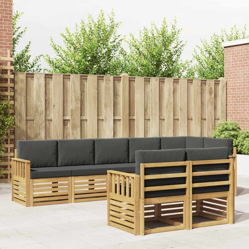  Set vanjskih sofa 8 pcs Bijela i antracit 306 x 128,5 x 73 cm Cijene