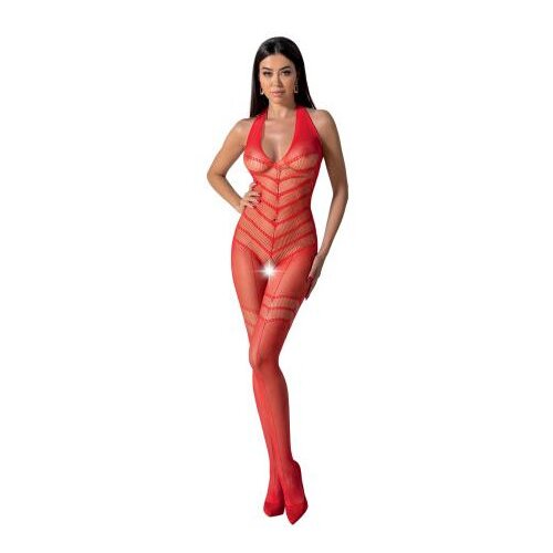 Passion BS100 Catsuit - Red Slike