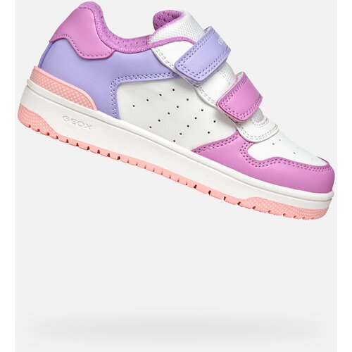 Geox White Girls Washiba Sneakers - Girls Cene