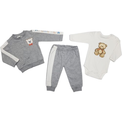 HAJDI BABY Komplet za bebe, Sivo-beli Cene