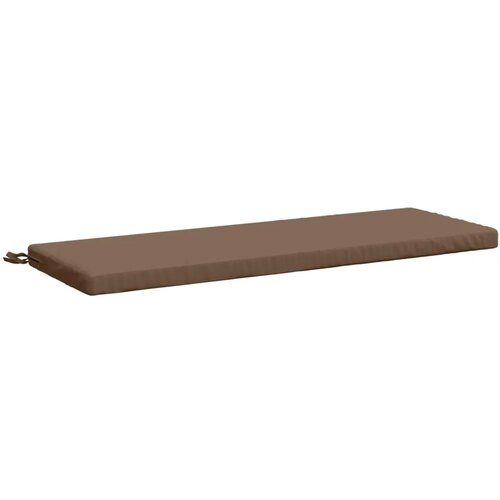  Jastučić za klupu SOEST 100% poliester Sivosmeđa - Sivosmeđa 120 x 40 x 5 cm Melange Slike