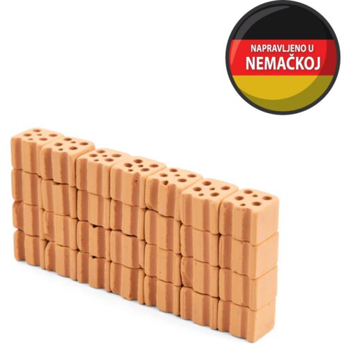  Teifoc Crvena polu cigla za kreativni set Graditelj ( SW11495 ) Cene