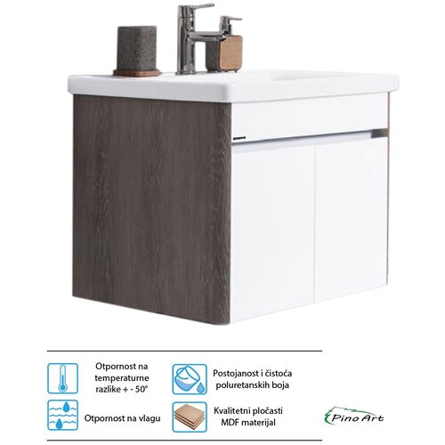 Pino Art Lavabo sa ormarićem Toledo V 80cm 0889 Slike