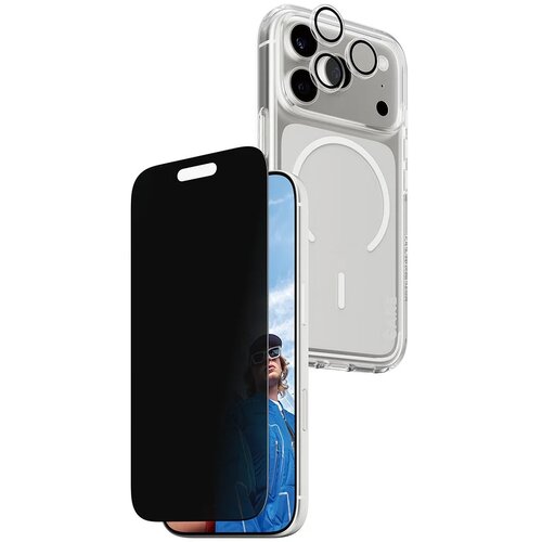 PanzerGlass Komplet za za&amp;scaron;čito CARE IPHONE 17 PRO BUNDLE 3V1 PRIVACY, (5000184709) Slike
