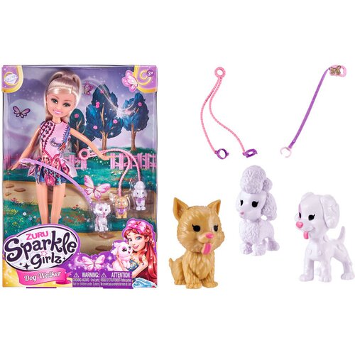 Zuru punčka Sparkle Girlz s kužki, 27 cm Cene